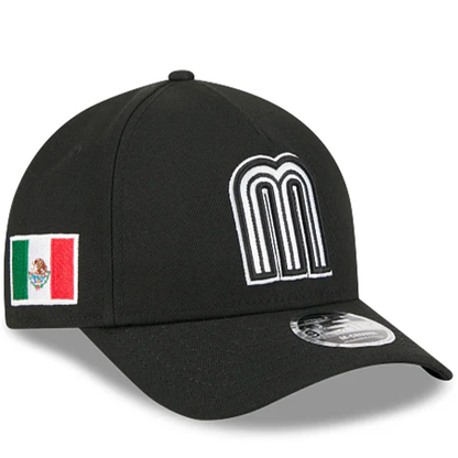 New Era México MLB World Baseball Classic 2026 9FORTY Black OSFM