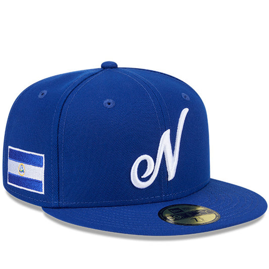 New Era Nicaragua 2026 World Baseball Classic 59FIFTY Fitted Blue White