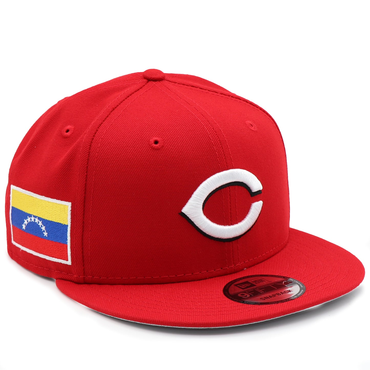 New Era 9Fifty Cincinnati Reds "Venezuela Flag" Side Patch - Scarlet