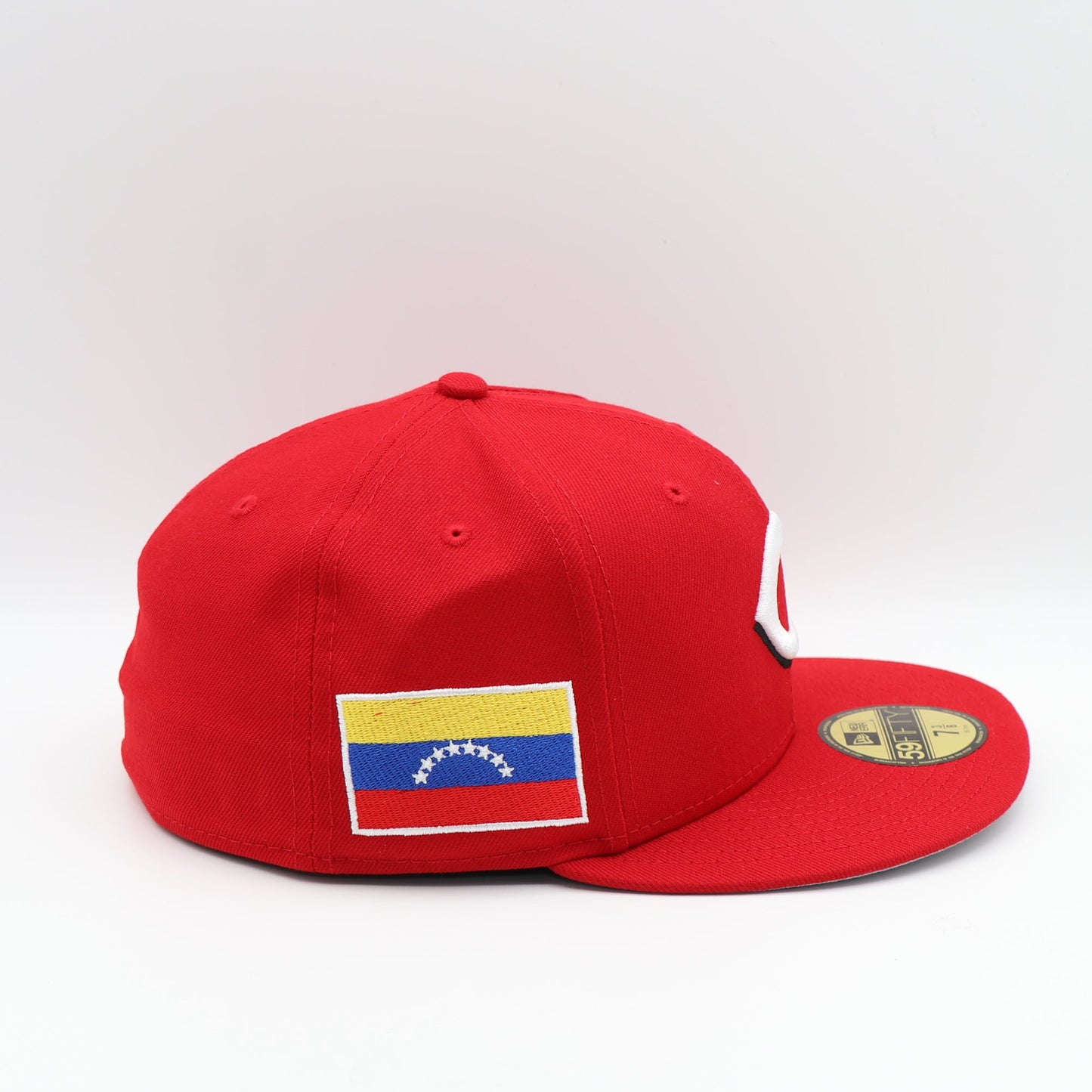 New Era 59Fifty Cincinnati Reds "Venezuela Flag" Patch Hat - Scarlet