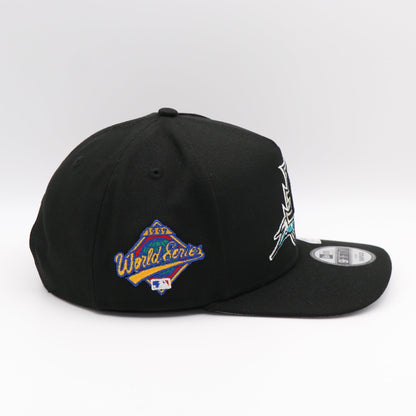 New Era 9Fifty AF Curve FlipMode 2.0 Florida Marlins Hat - Black