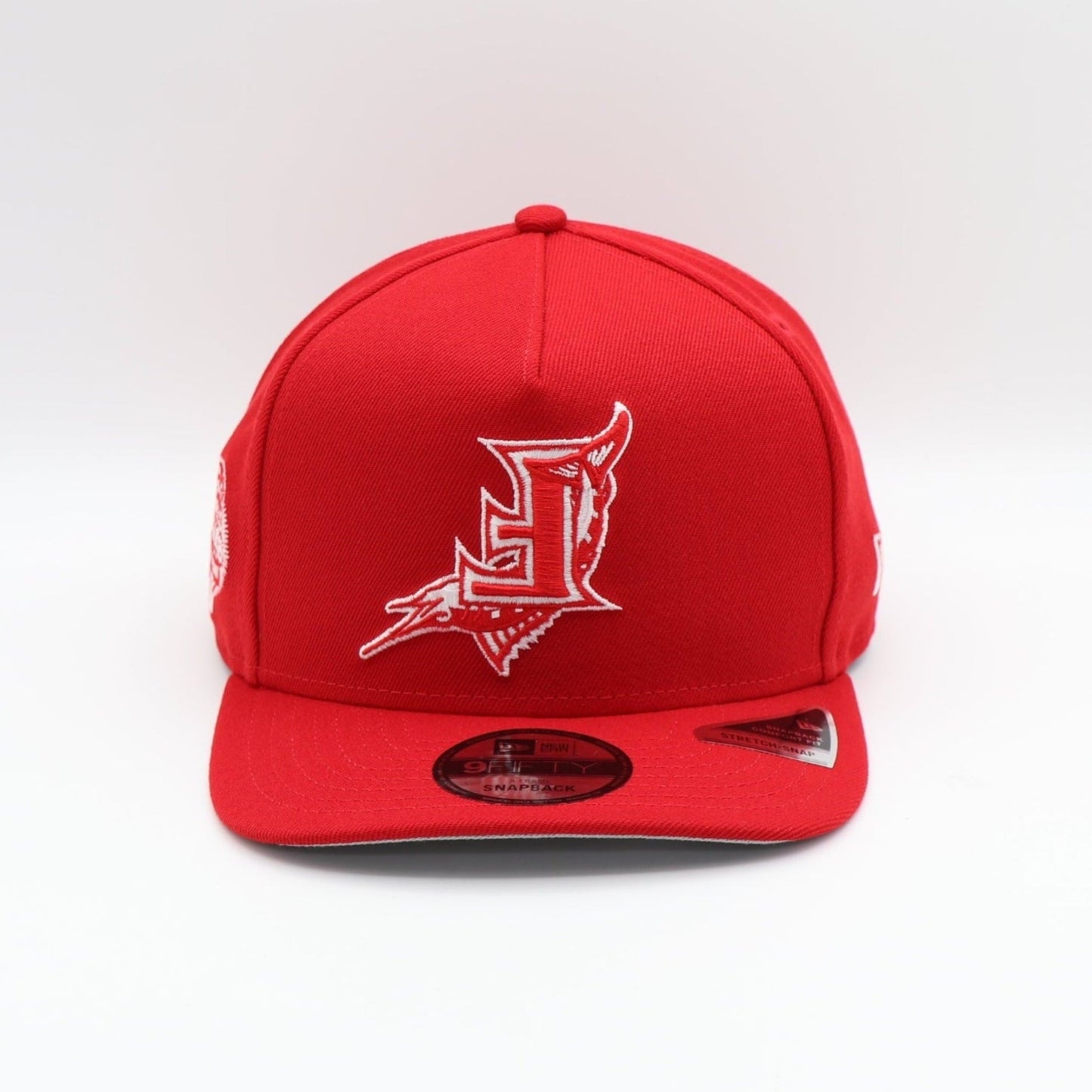 New Era 9Fifty AF Curve FlipMode 2.0 Florida Marlins Hat - Scarlet