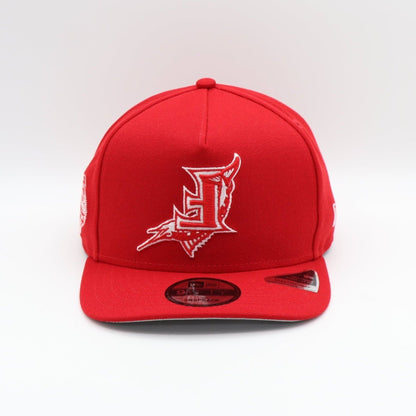 New Era 9Fifty AF Curve FlipMode 2.0 Florida Marlins Hat - Scarlet