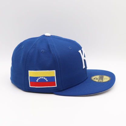 New Era 59Fifty Kansas City Royals "Venezuela Flag" Side Patch - White/Royal Blue