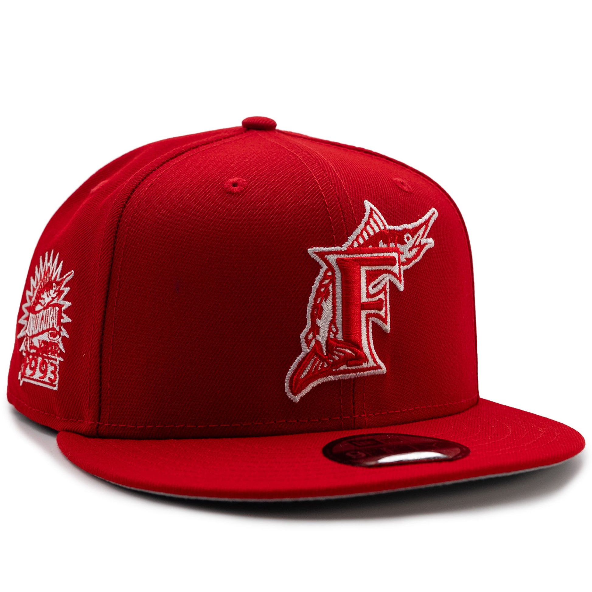 New Era 9FIFTY Miami Marlins Red Scarlet White OSFM