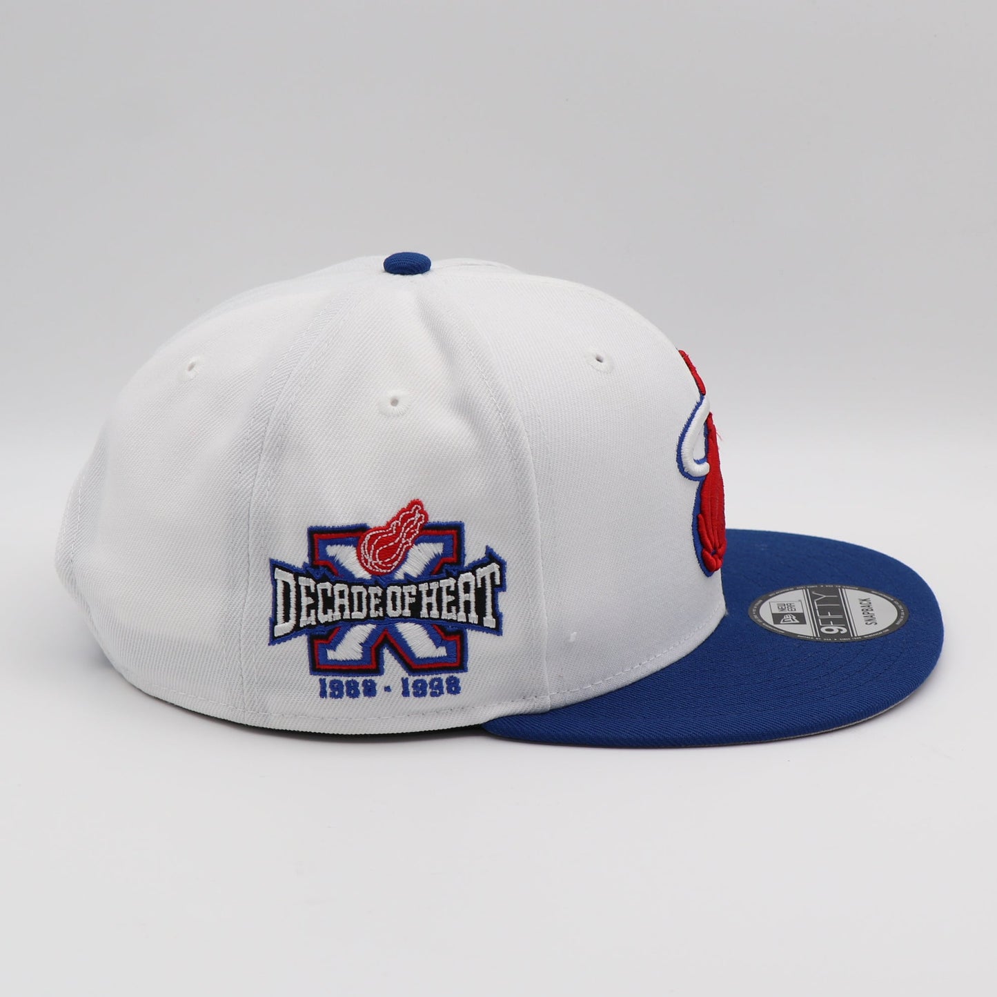 New Era 9Fifty Miami Heat Hat - White/Royal Blue