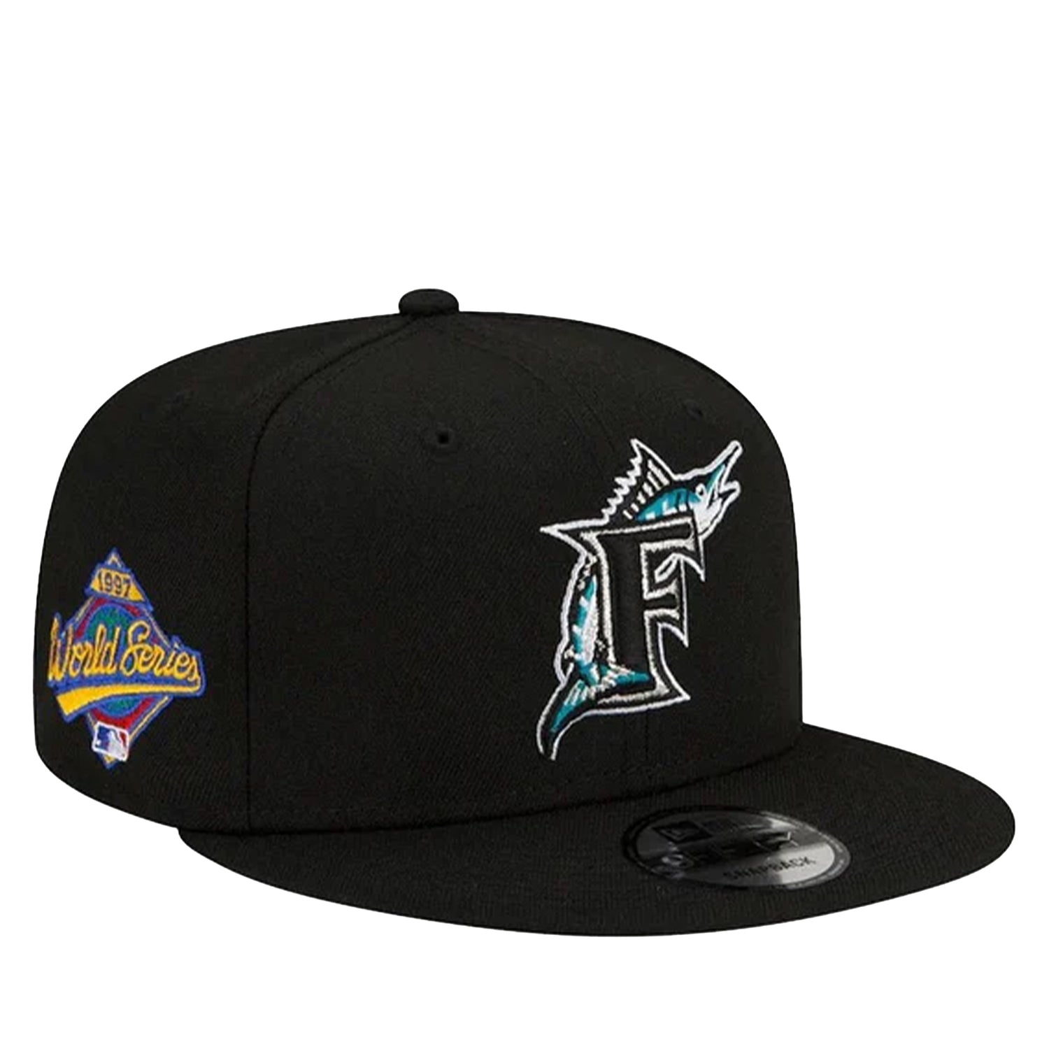 New Era Florida Marlins World Series 59FIFTY Fitted Hat - Black Black