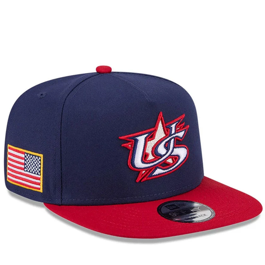 New Era USA MLB World Baseball Classic 2026 9FIFTY Navy red white OSFM