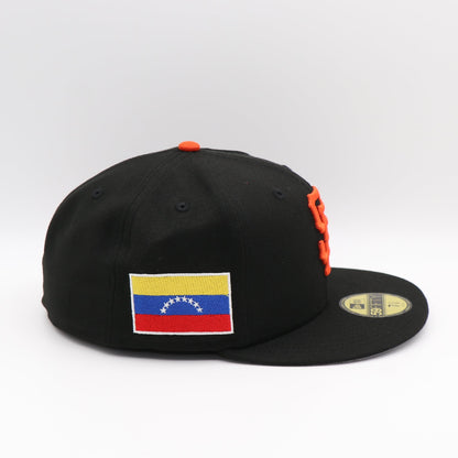 New Era 59Fifty San Francisco Giants "Venezuela Flag" Patch Hat - Black
