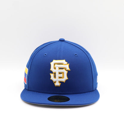 New Era 59Fifty San Francisco Giants "Venezuela Flag" Patch Hat - Royal Blue / White