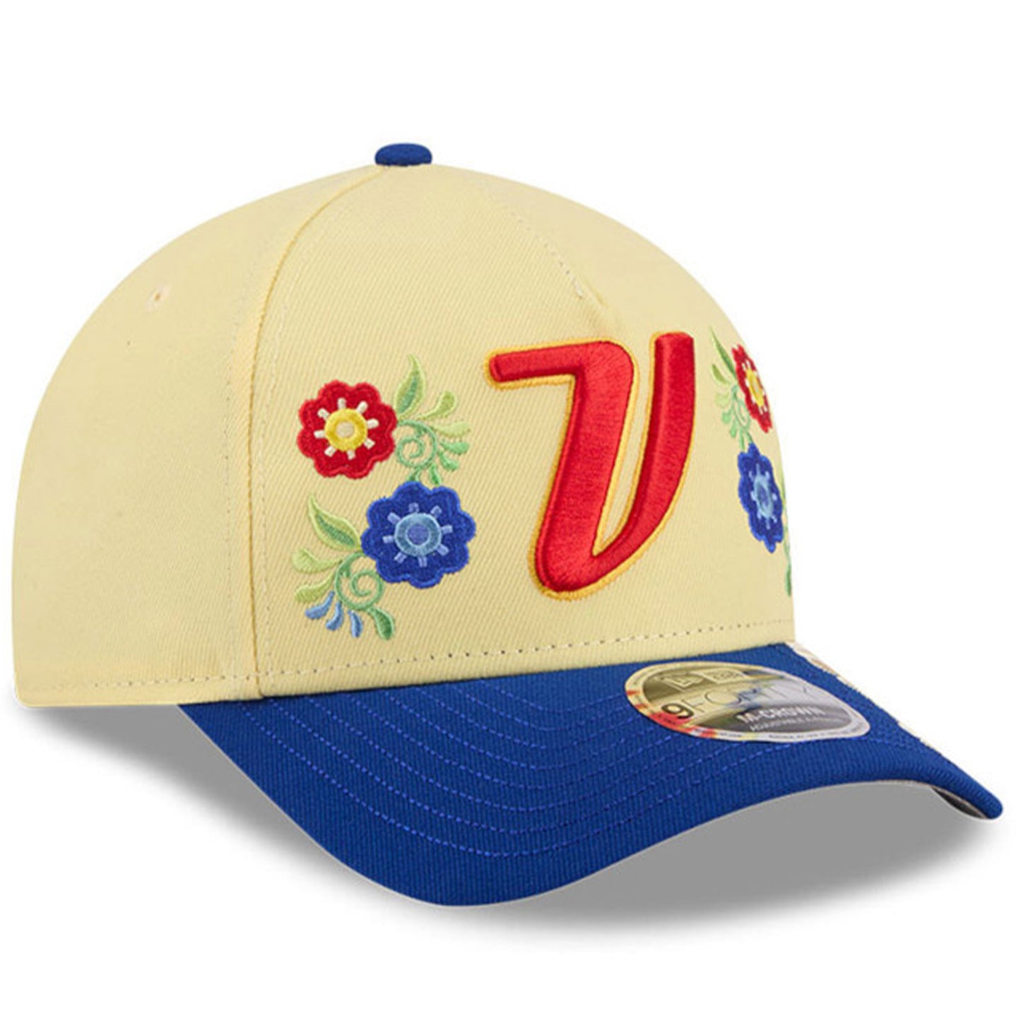 New Era Venezuela 2026 World Baseball Classic 9FORTY Embroidery Yellow Red Blue OSFM