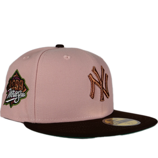 New Era New York Yankees 59FIFTY Fitted Hat - Pink/ Graphite/ Green