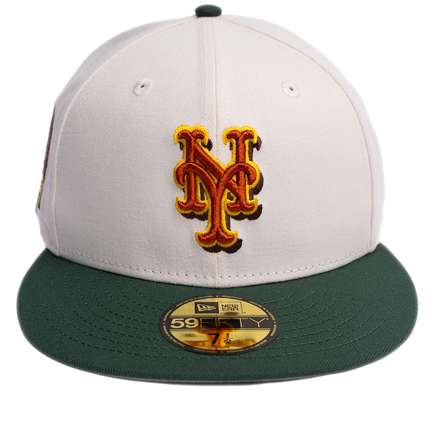 New Era New York Mets 59Fifty Fitted Hat - Chrome/ Green