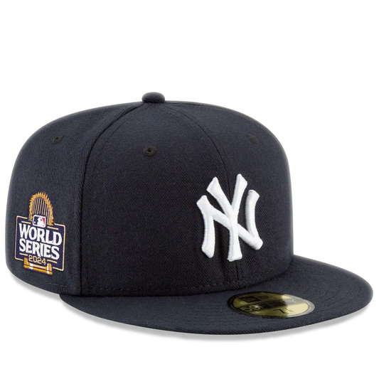 New Era New York Yankees 2024 World Series Side Patch 59FIFTY Fitted Hat - Original Team Colors