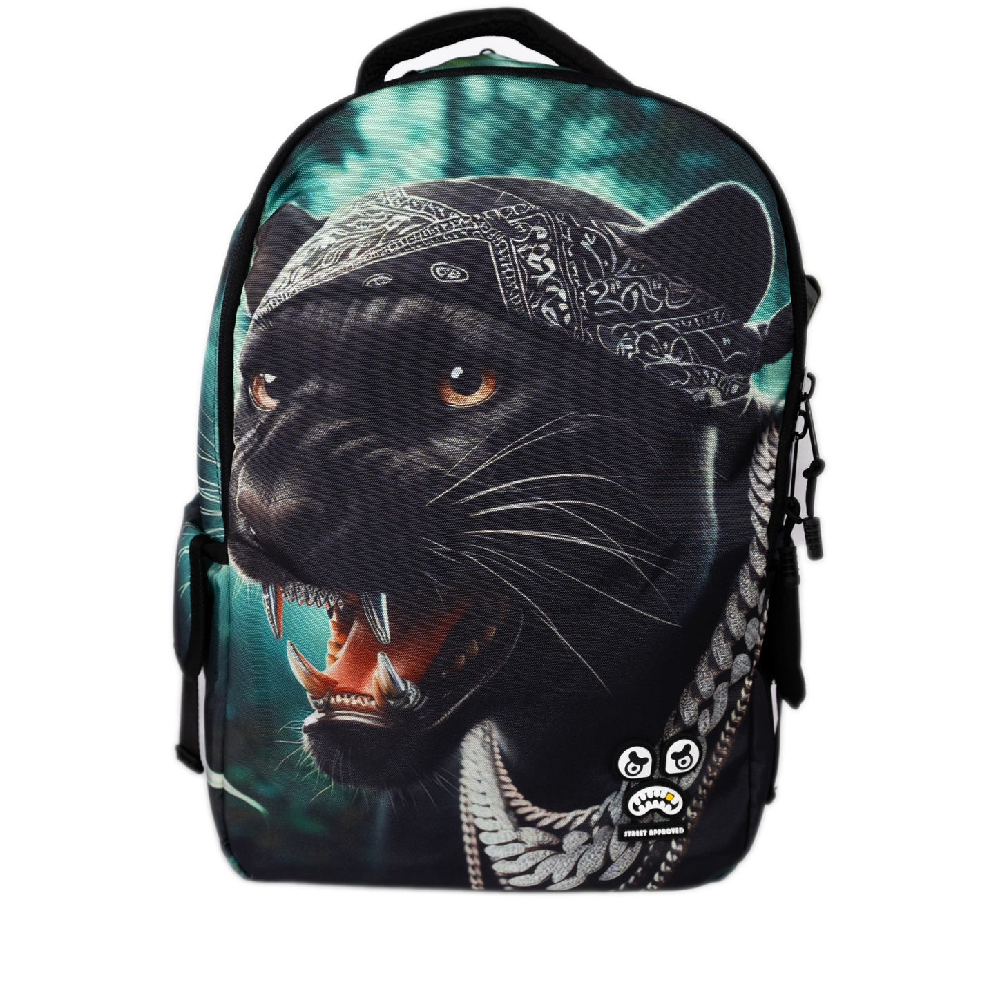 Streetz Iz Watchin Black Panther Takeover Backpack - Black