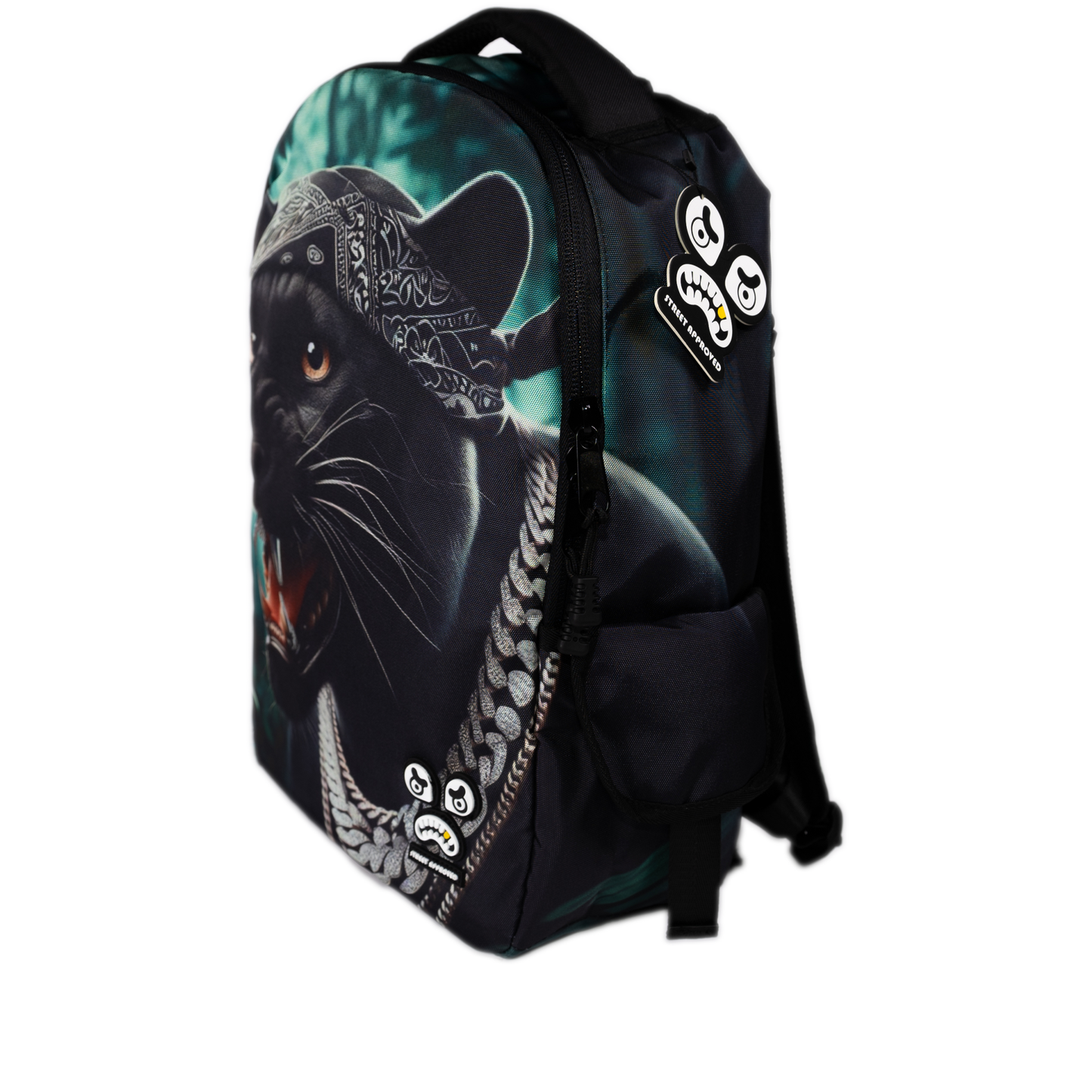 Streetz Iz Watchin Black Panther Takeover Backpack - Black