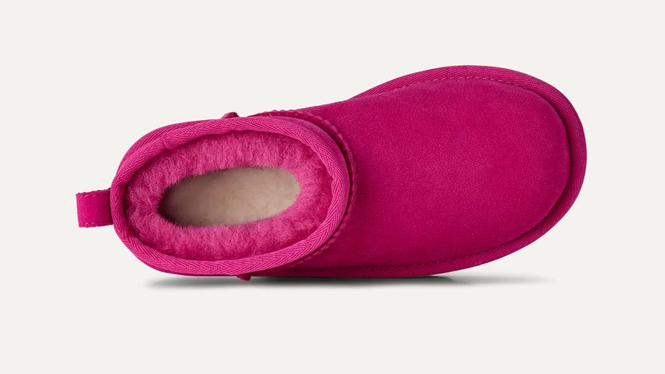 Pre School Ugg Classic Ultra Mini - Dark Peony