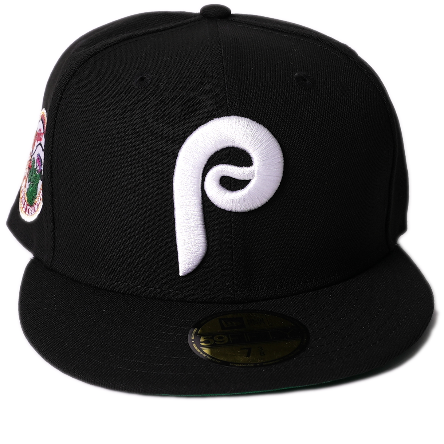 New Era Philadelphia Phillies 59Fifty Fitted Hat - Black/ Green