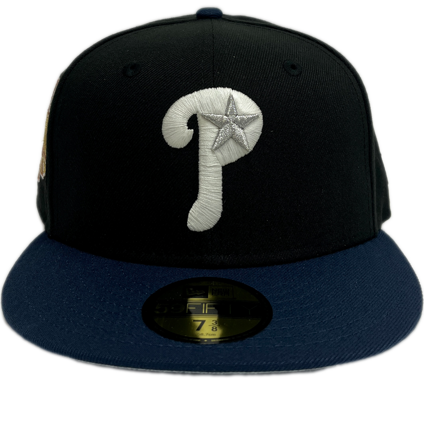 New Era Philadelphia Phillies 59FIFTY Fitted Hat - Black/ Ocean