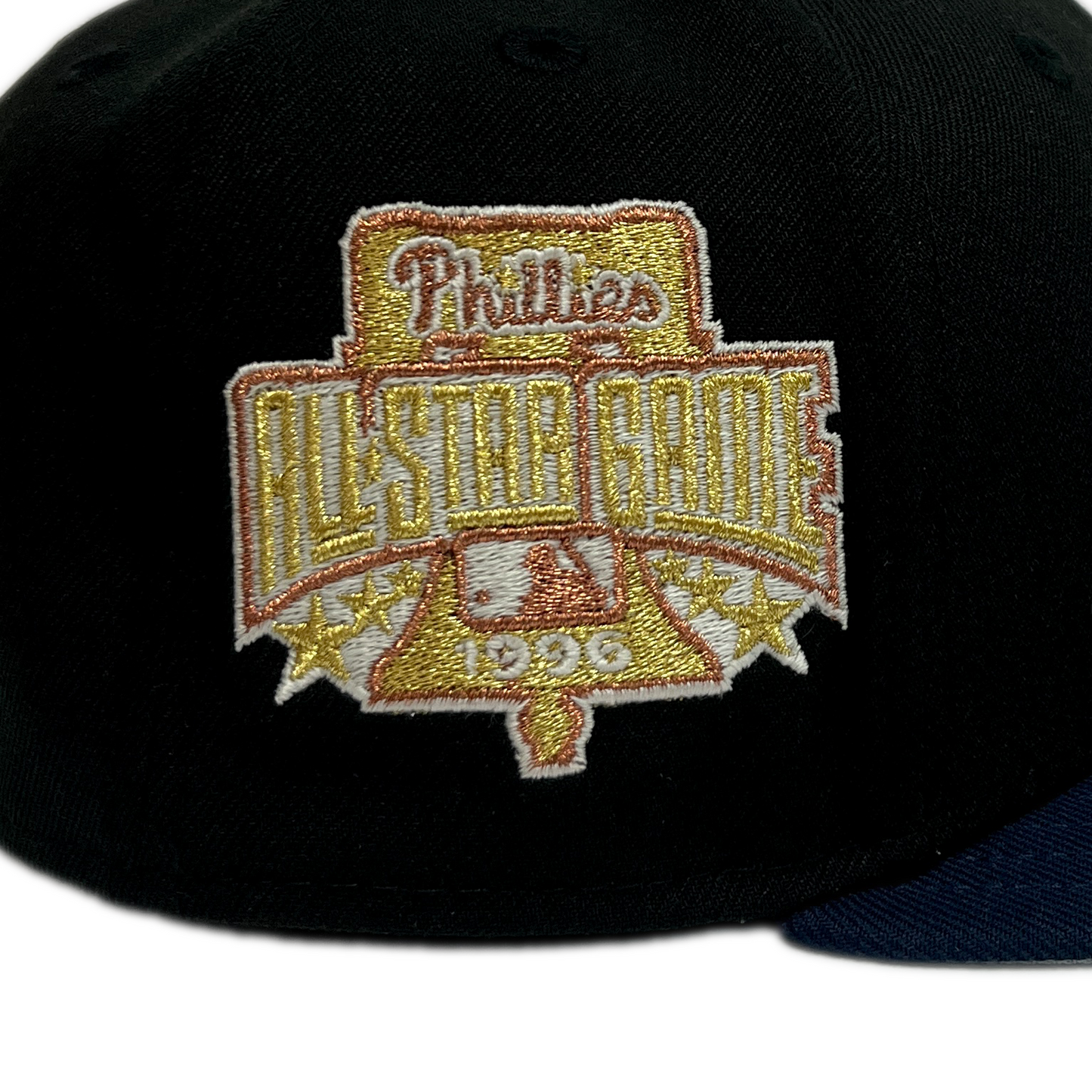 New Era Philadelphia Phillies 59FIFTY Fitted Hat - Black/ Ocean