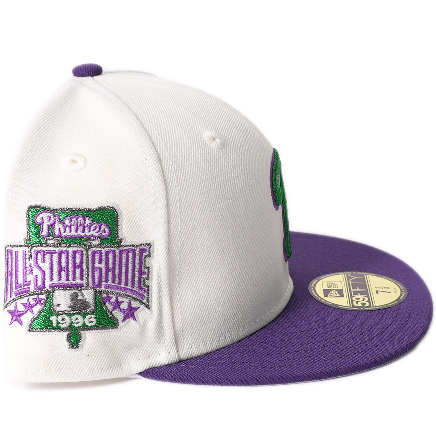 New Era Philadelphia Phillies 59Fifty Fitted Hat - White/Purple