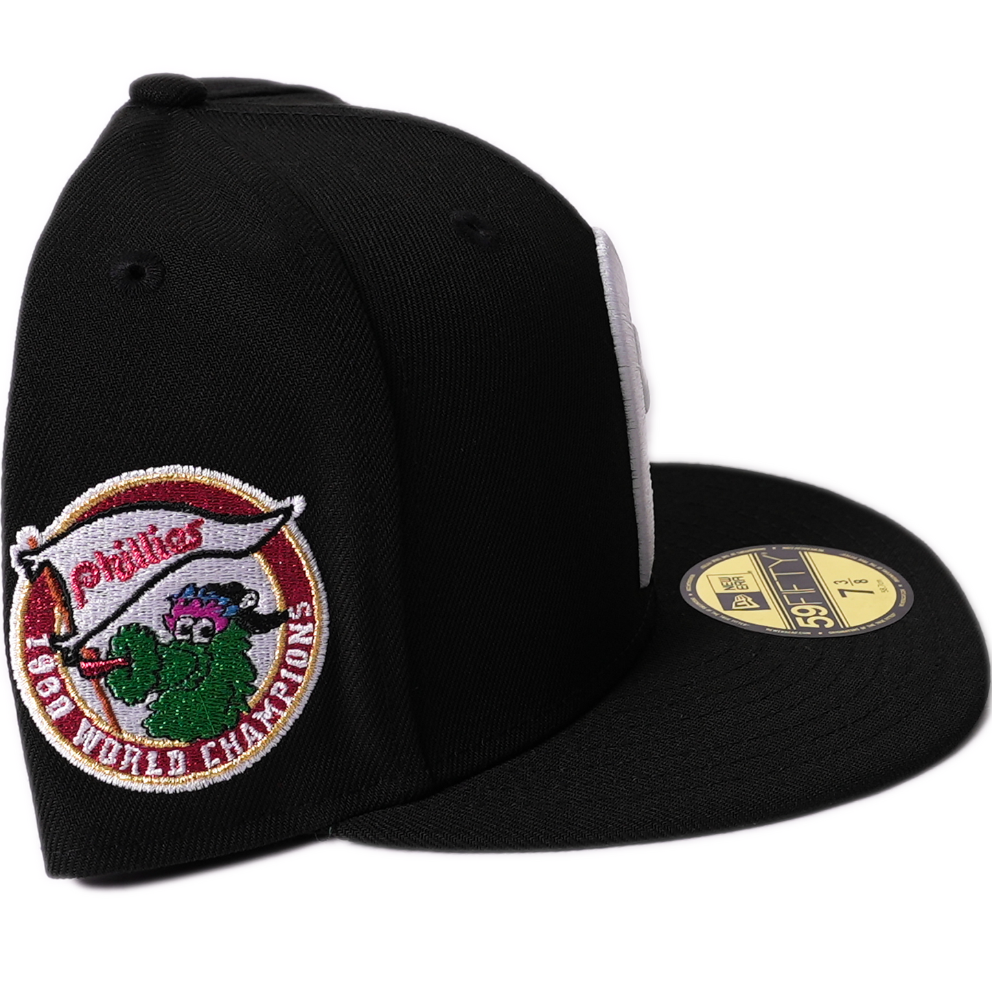 New Era Philadelphia Phillies 59Fifty Fitted Hat - Black/ Green