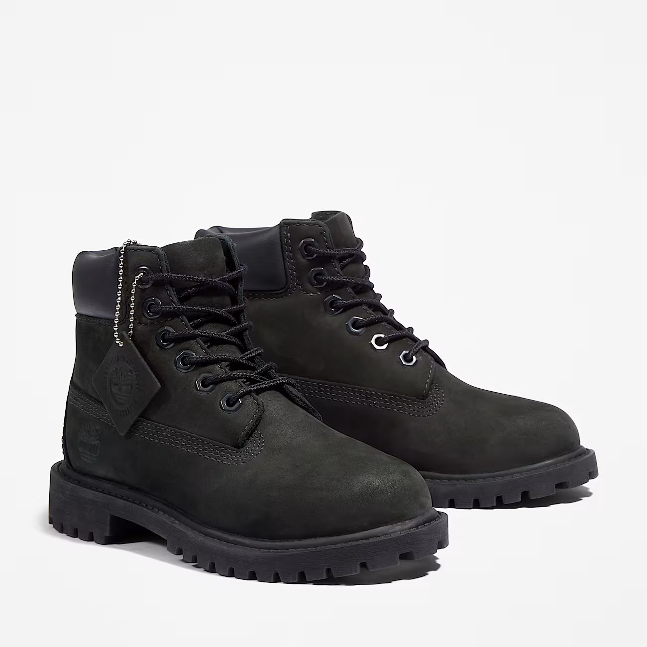 Pre School Timberland Premium 6-Inch Waterproof Boots - Black