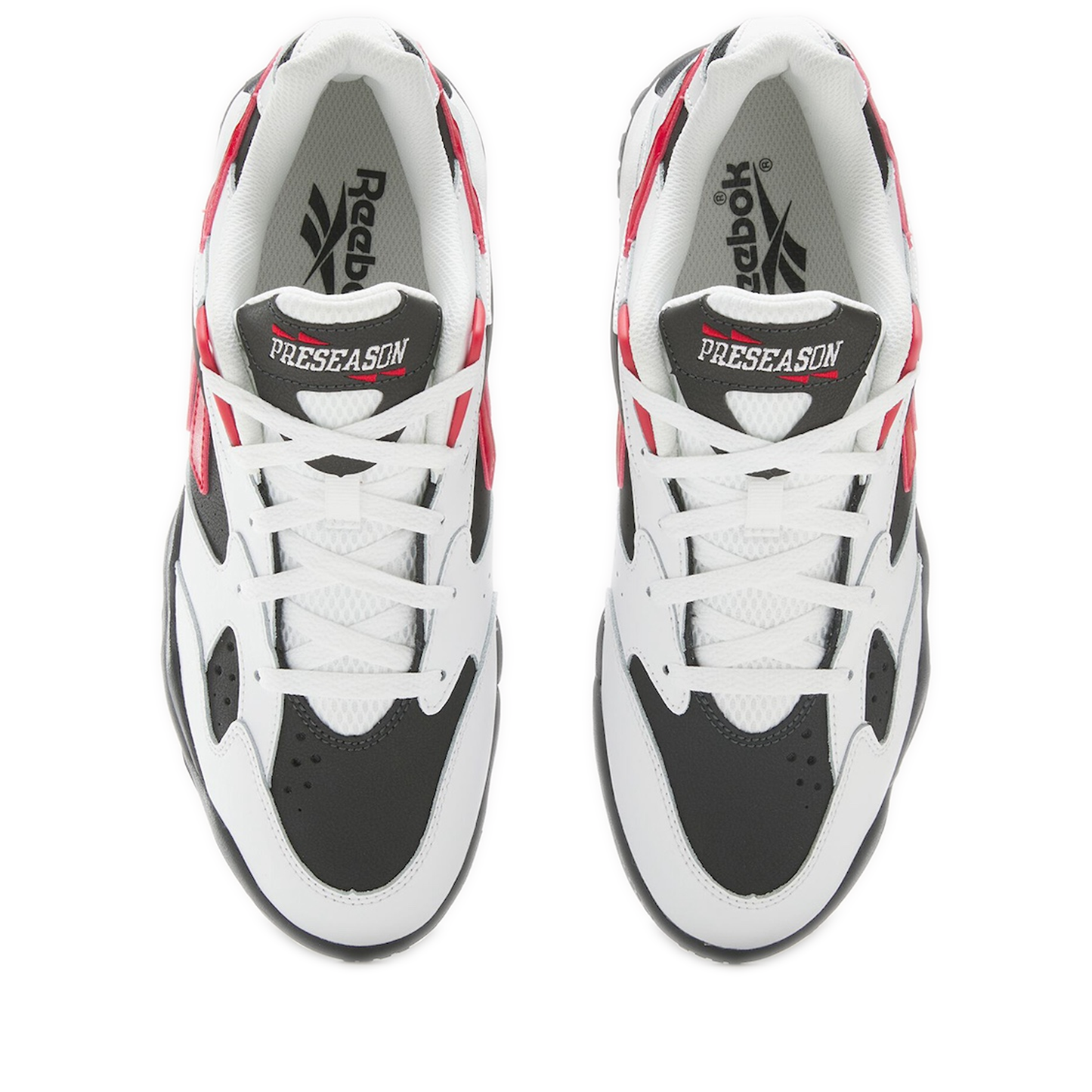 Men's Reebok Preseason 94 Dynamic Shoes - Ftwr White / Night Black / Flash Red