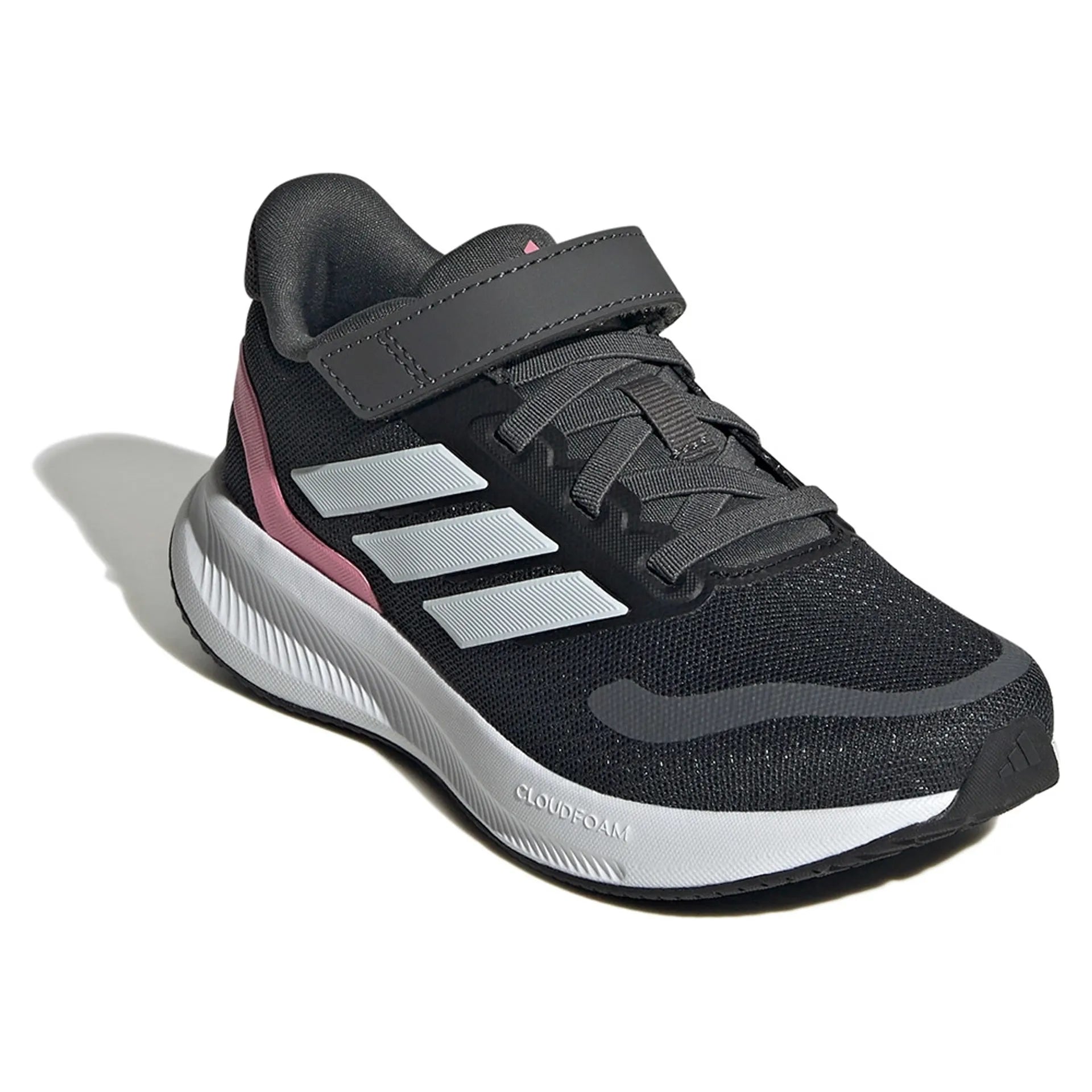Pre school Adidas Runfalcon 5 - Core Black/Cloud White/Bliss Pink