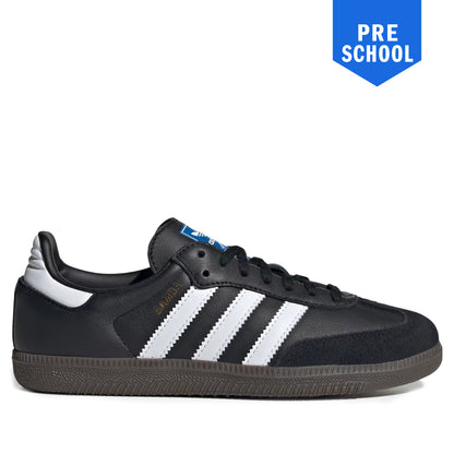 Pre School Adidas Samba OG Shoes - Core Black/Cloud White Core Black Cloud White Gum