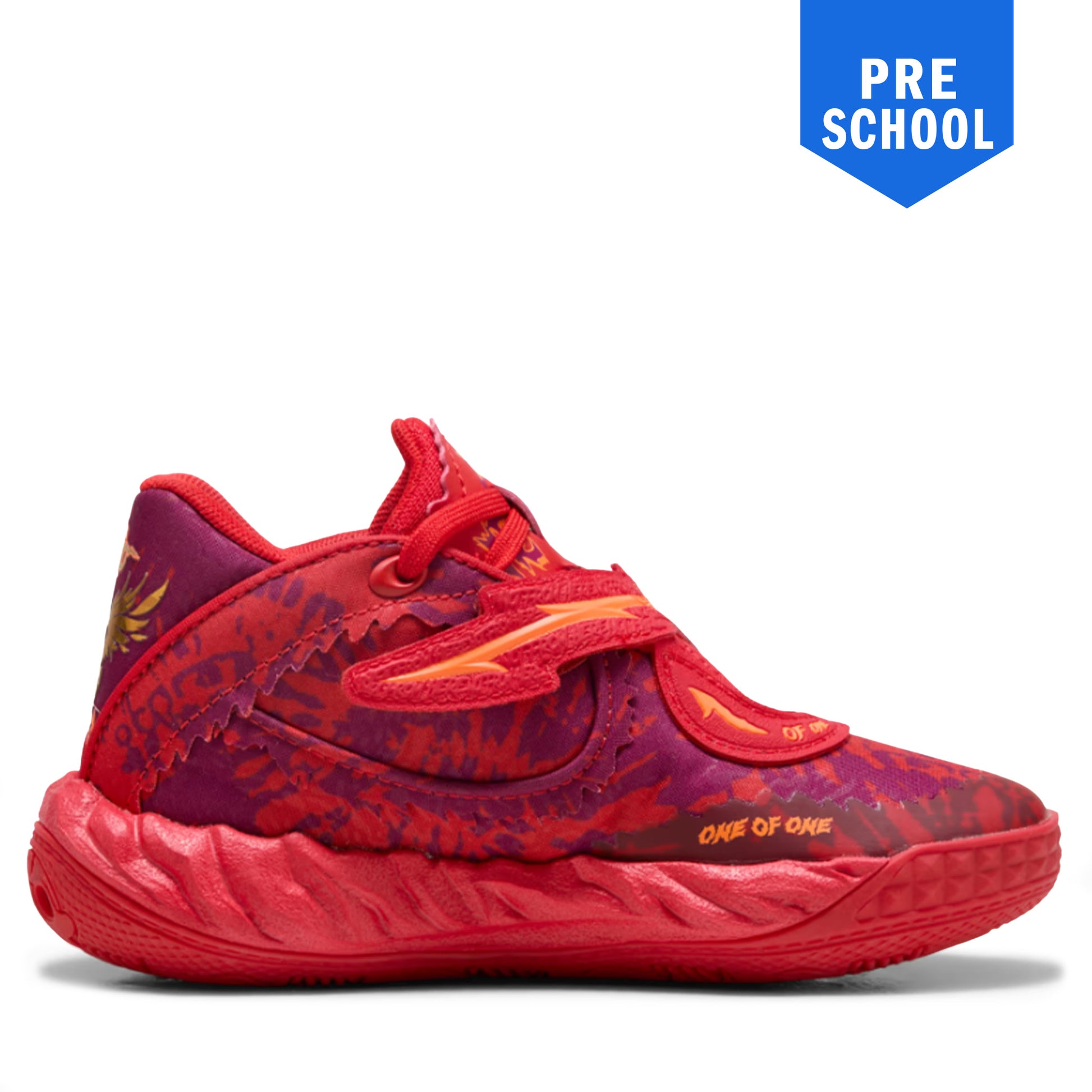 Pre School Puma x Lamelo Ball MB.05 Crowd Surf - Puma Red/Magenta Gleam Puma Red Magenta Gleam Fluro Orange