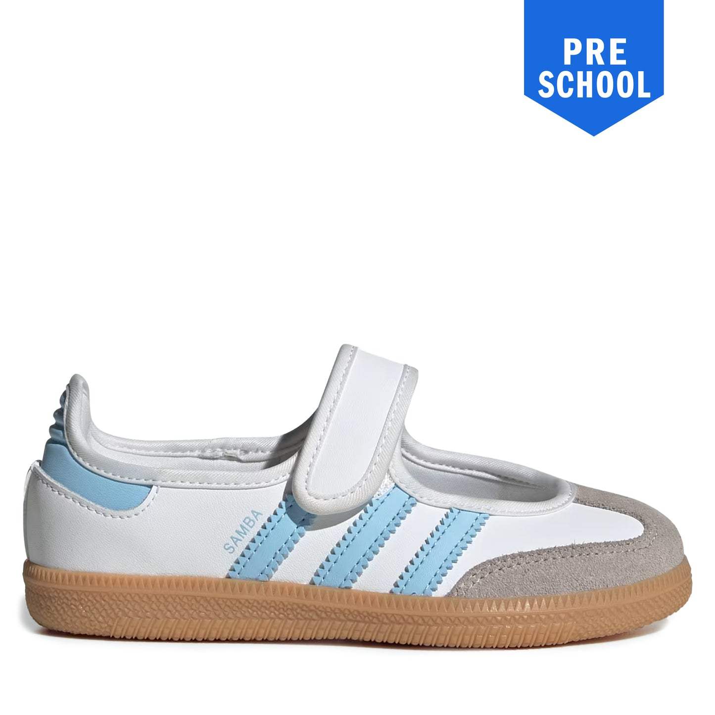 Pre School Adidas Samba Jane - Cloud White/Clear Sky Cloud White Clear Sky Gum
