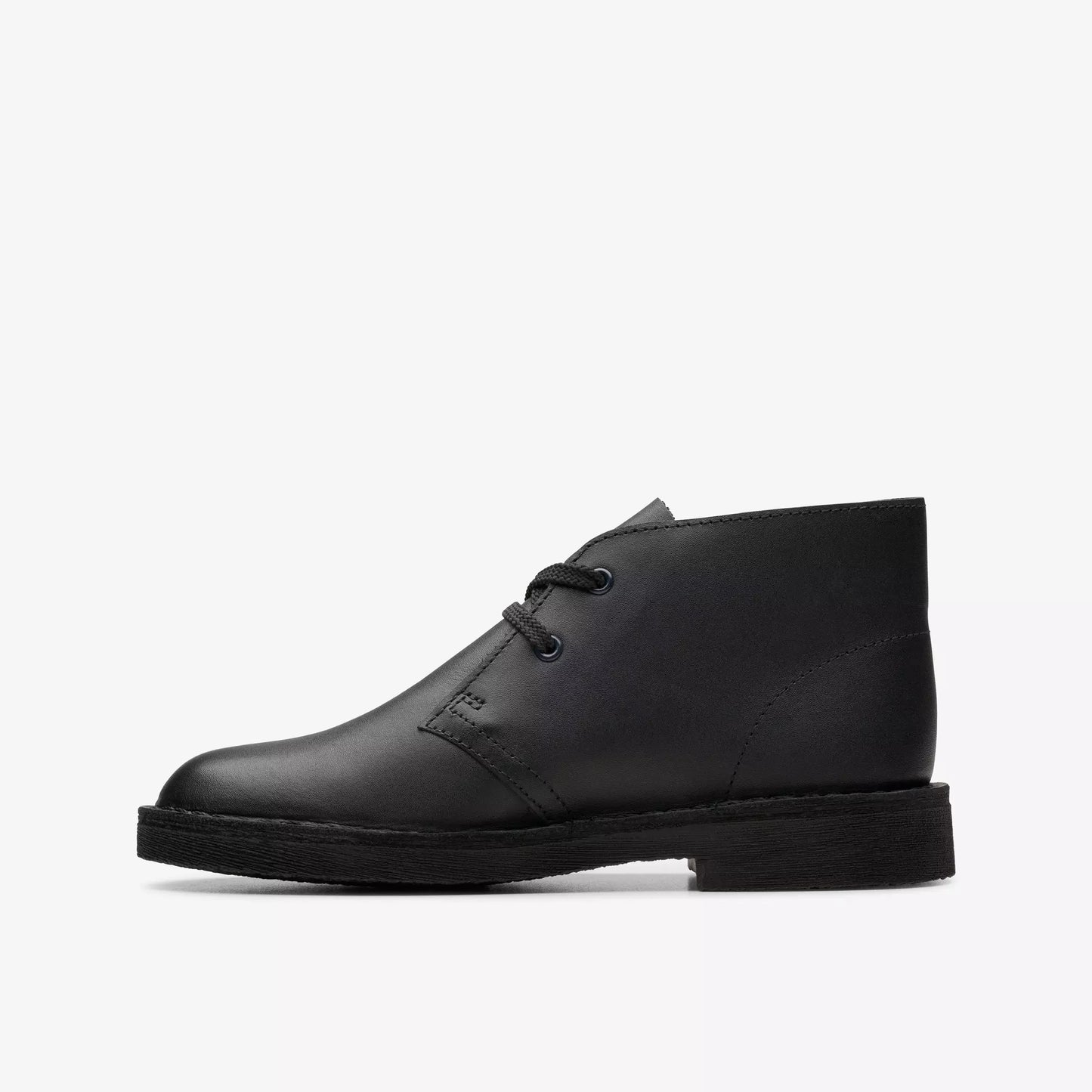 PreSchool Clarks Desert Boot - Black Leather