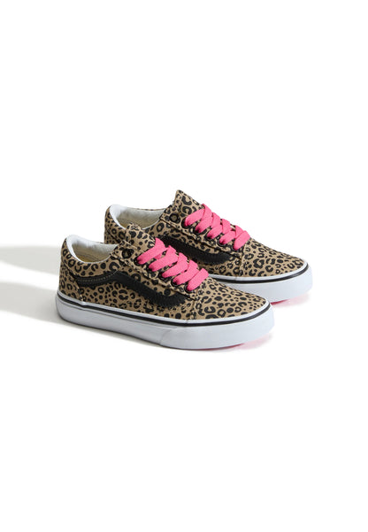 Vans Old Skool Preschool - Leopard Pop Incense/ Pink Velvet