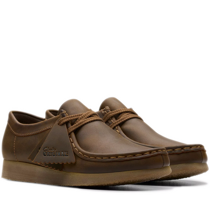 Pre School Clarks Wallabee Older -Beeswax