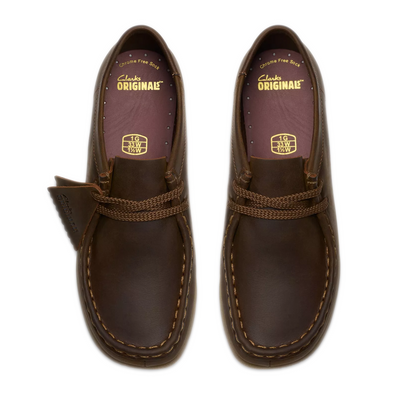 Pre School Clarks Wallabee Older -Beeswax