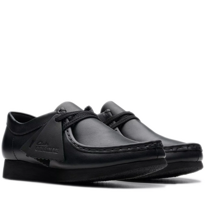 Pre School Clarks Wallabee Older - Black Leather – Cool J's Miami