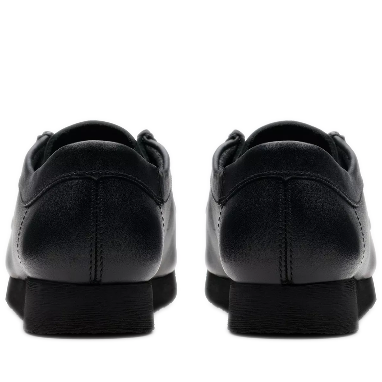 Pre School Clarks Wallabee Older -Black Leather