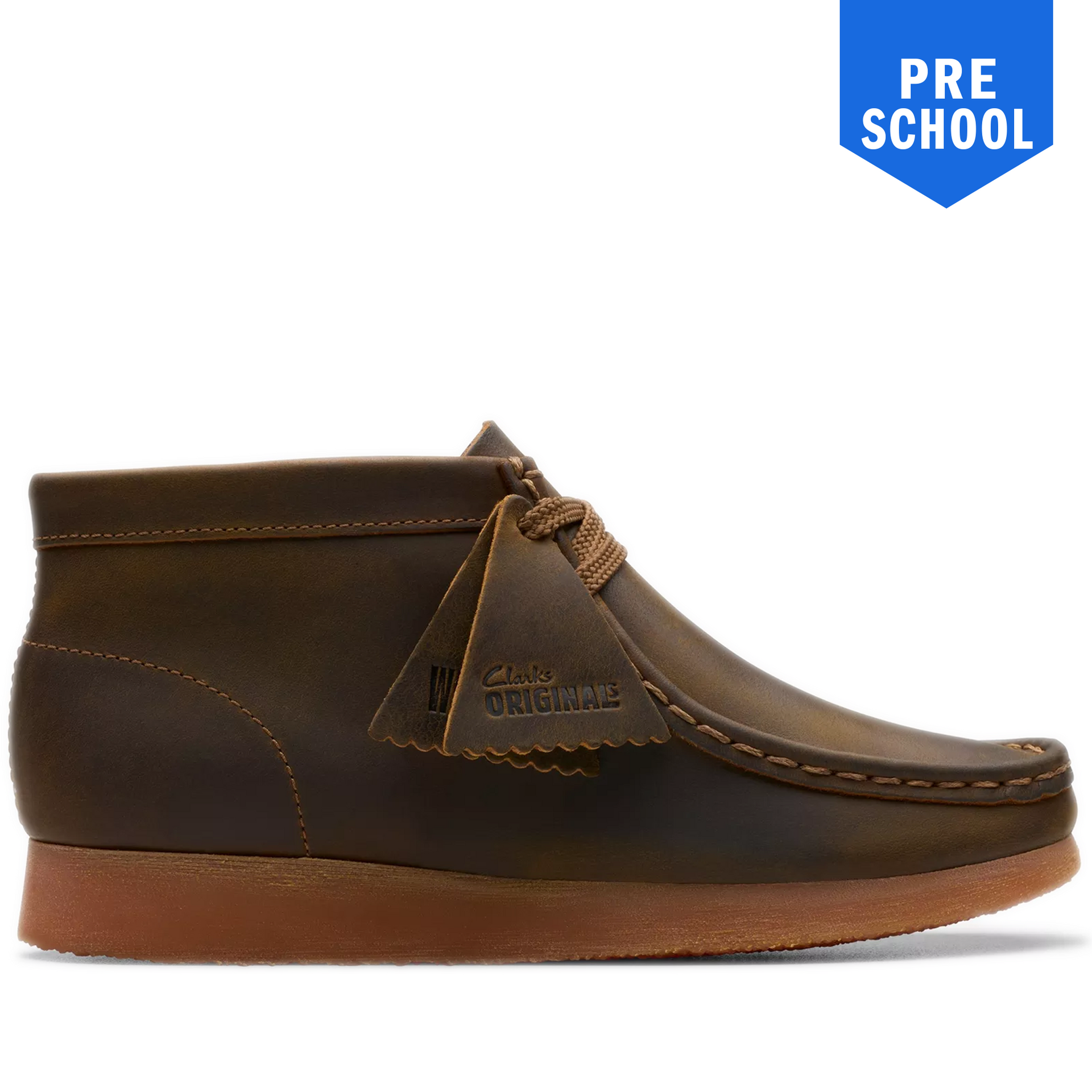 Pre School Clarks Wallabee Boot Older K - Beeswax – Cool J's Miami