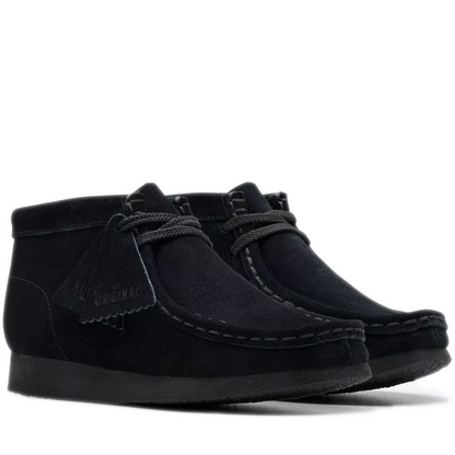 Pre School Clarks Wallabee Boot Older - Black Suede – Cool J's Pre School Clarks Wallabee Boot Older - Black Suede – Cool J's