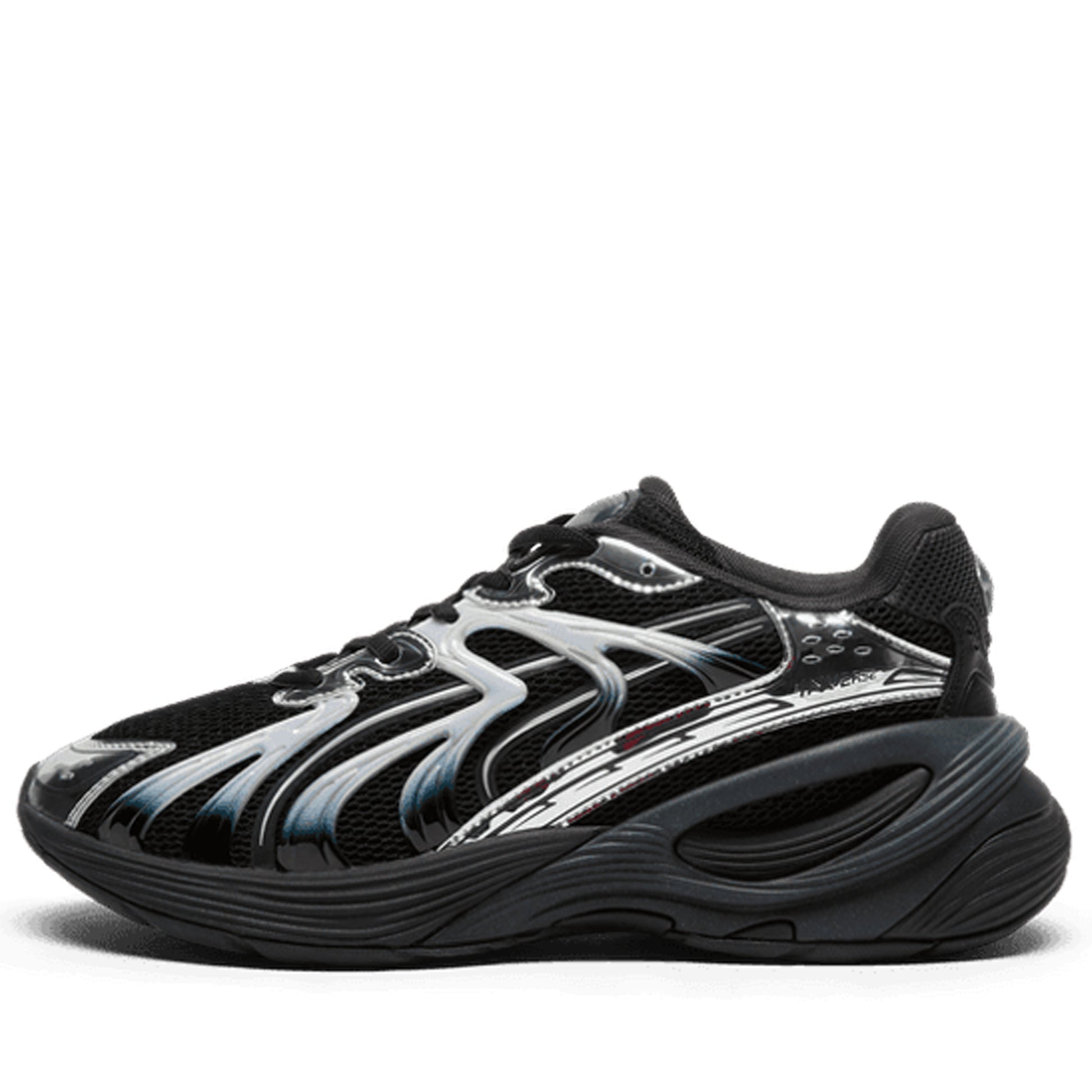 Men's Puma Inverse Chrome - Black/Flat Dark Gray/Silver Alt Side