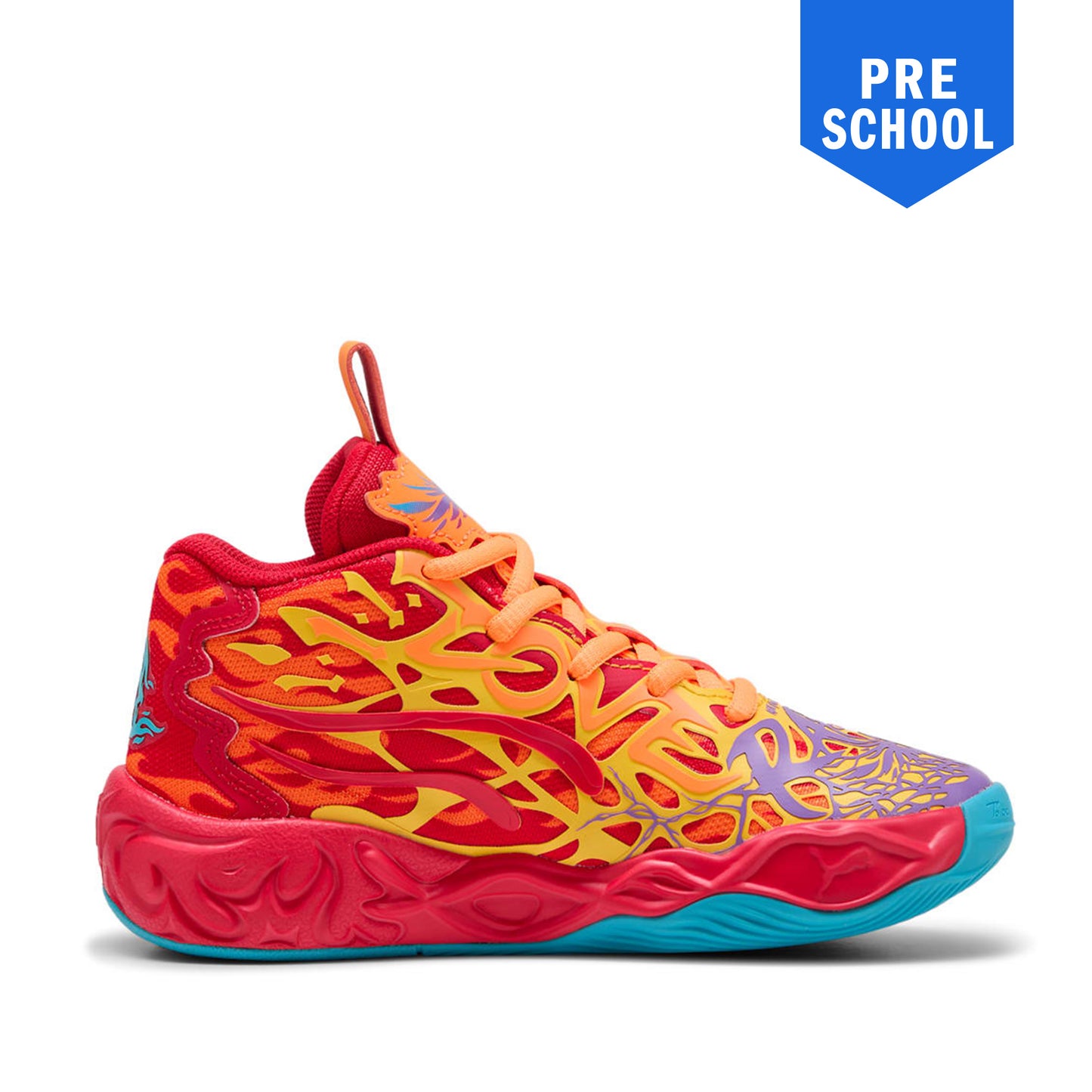 Pre School Puma X Lamelo Ball MB.04 Phoenix PS - Red Side