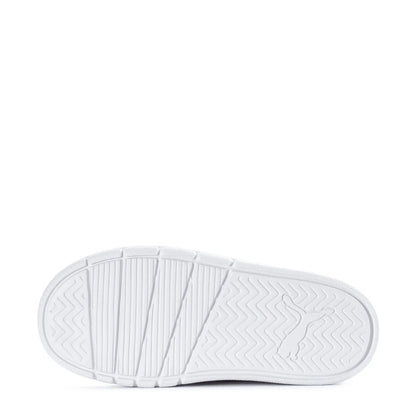 Pre School Puma Courtflex v3 Lina V - White/Lilac Frost
