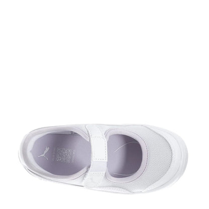 Pre School Puma Courtflex v3 Lina V - White/Lilac Frost