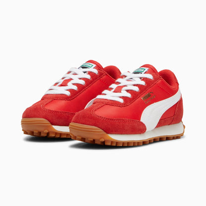 Pre School Puma Easy Rider Vintage - Red/White
