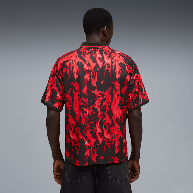 Puma AC Milan KING Retro Soccer Jersey - For All Time Red / Puma Black