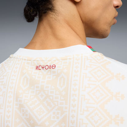 Puma Morocco Away Soccer Jersey - Puma White / Victory Gold