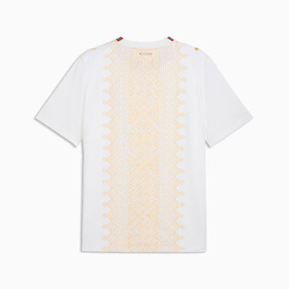 Puma Morocco Away Soccer Jersey - Puma White / Victory Gold