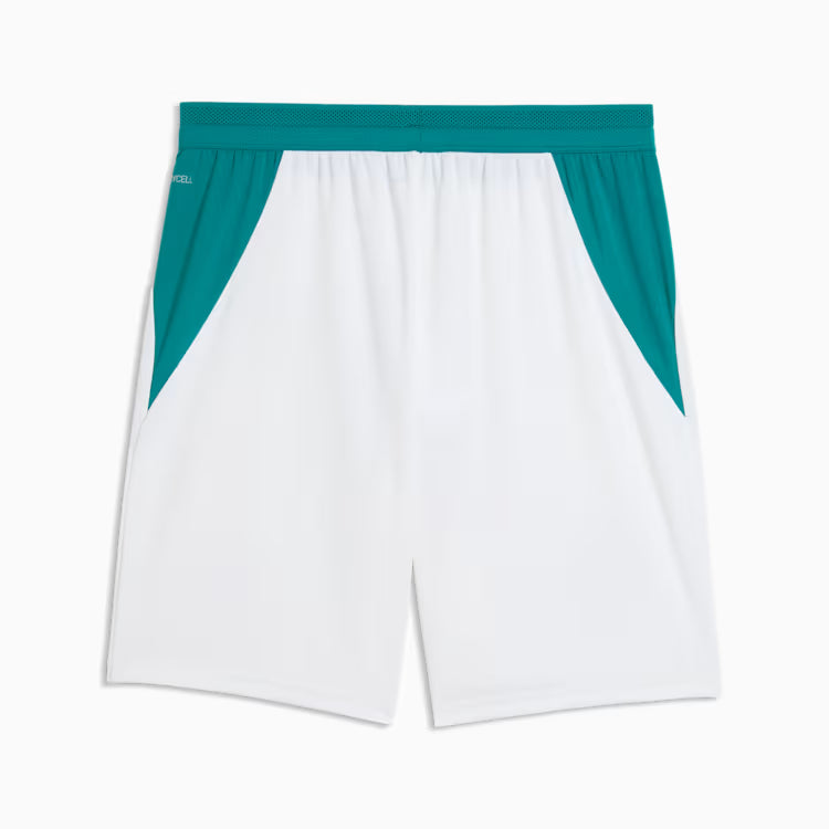 Puma Portugal 2026 Soccer Shorts - Puma White/Green Lagoon