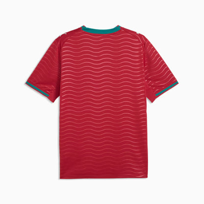 Puma Portugal Home Soccer Jersey - Club Red / Green Lagoon